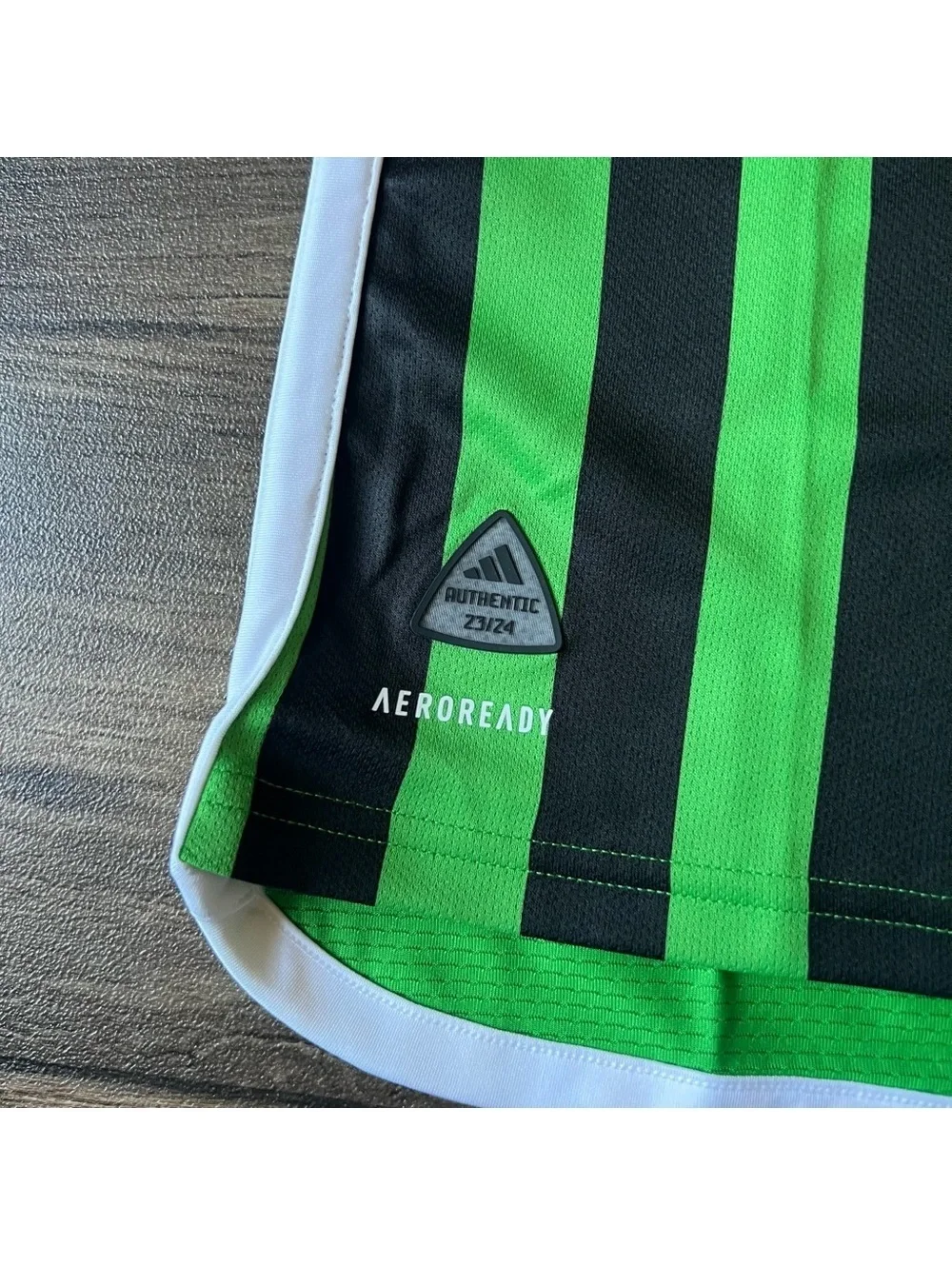 Adidas Men's Austin FC 23/24 Authentic Home Jersey Green/Black Size Medium